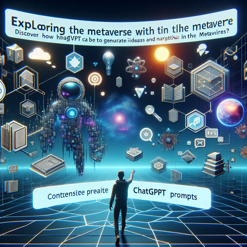Descubre cómo ChatGPT puede ser utilizado para generar ideas y narrativas en el metaverso.