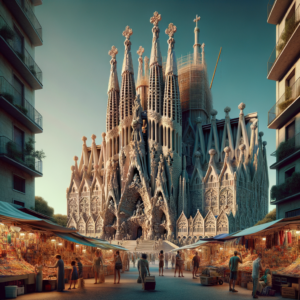Sagrada Familia (Barcelona, Cataluña) & Prompt AI