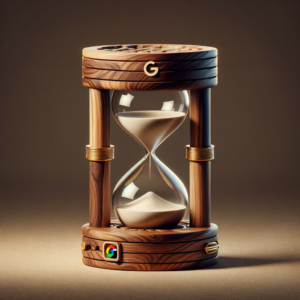 Reloj de arena de Google & Prompt AI