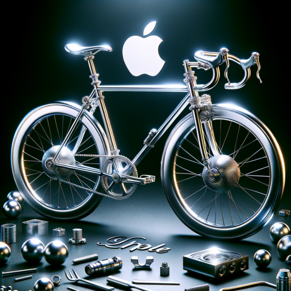 Bicicleta Apple & Prompt AI