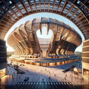 Prompt para crear Estadio Vélodrome - Marsella, Francia & con Inteligencia Artificial