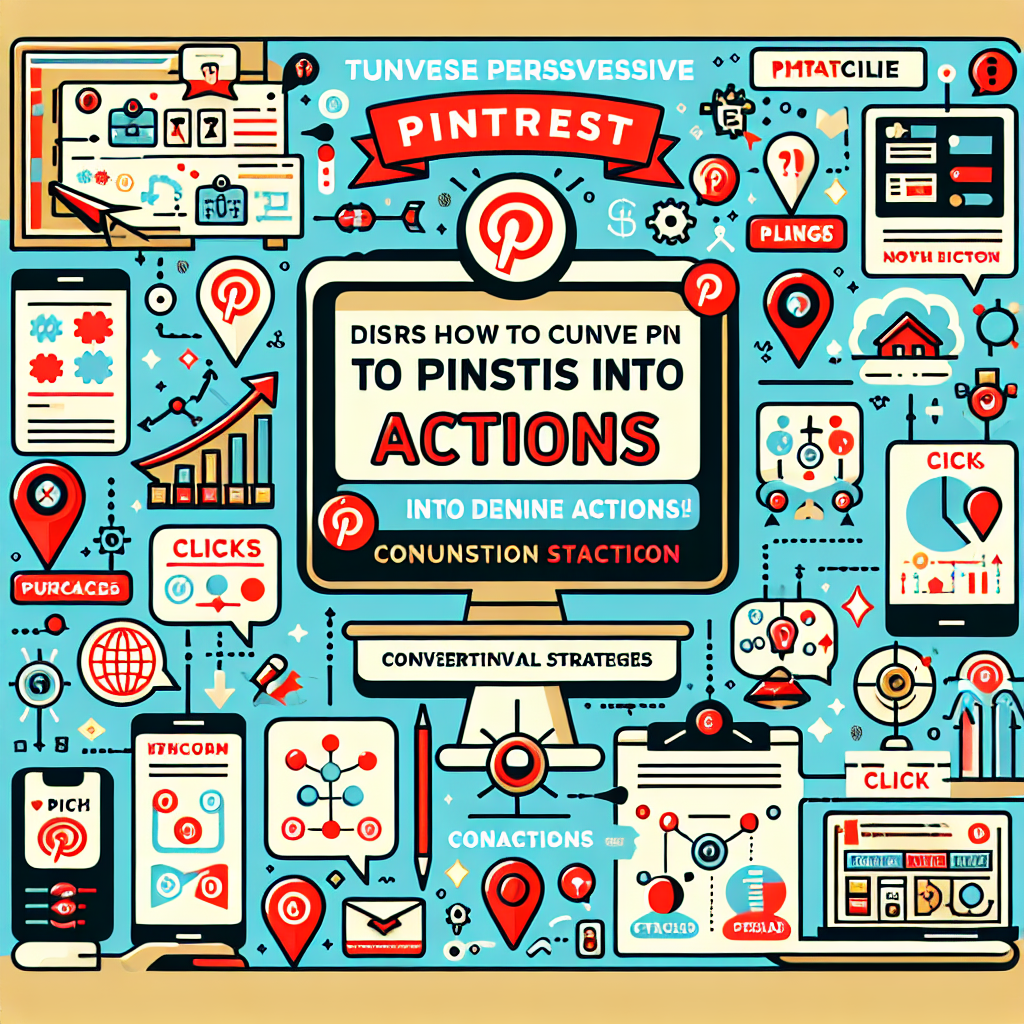 Descubre cómo convertir pines persuasivos en acciones concretas. Aprende estrategias para impulsar clics, compras y conversiones a través de Pinterest.