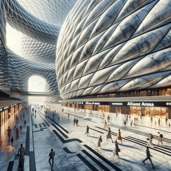 Prompt para crear Allianz Arena - Múnich, Alemania & con Inteligencia Artificial