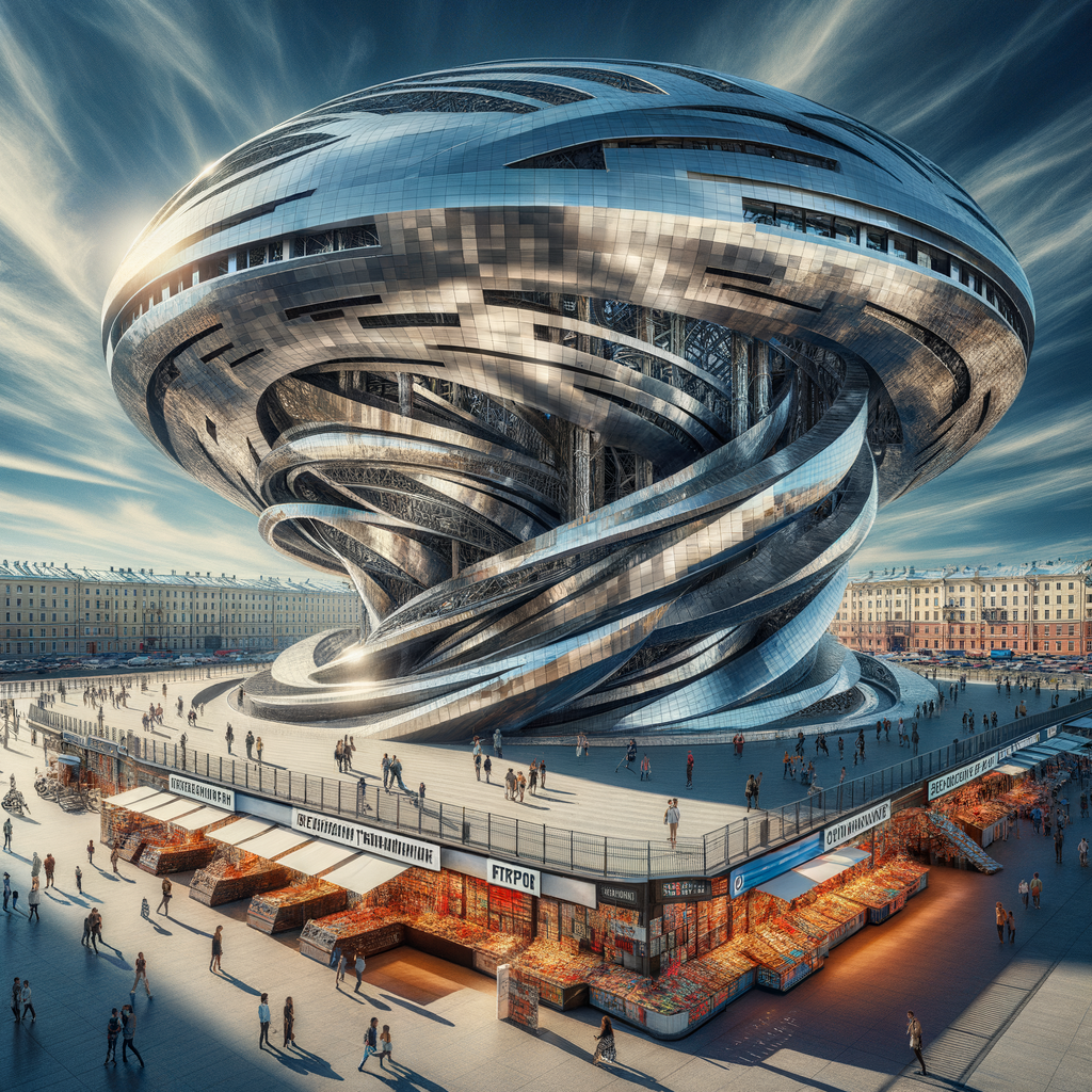 Prompt para crear Estadio de San Petersburgo - San Petersburgo, Rusia & con Inteligencia Artificial