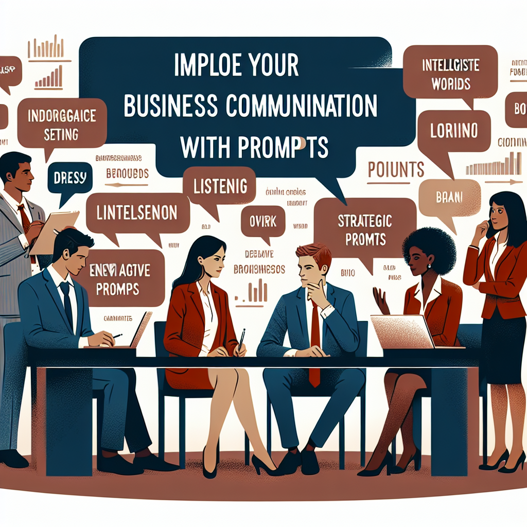 Aprende a utilizar prompts estratégicos para mejorar la comunicación empresarial y generar contenido efectivo.